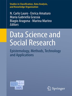 cover image of Data Science and Social Research